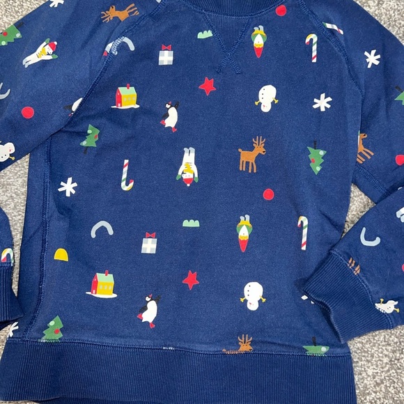 Hanna Andersson Print Crewneck Sweatshirt 6-7 years - Picture 4 of 12
